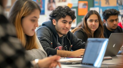 students in classroom