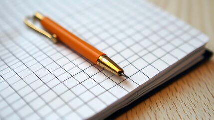 pen and notebook