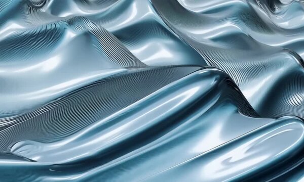 Moving abstract blurred titanium metallic background 4K vide video