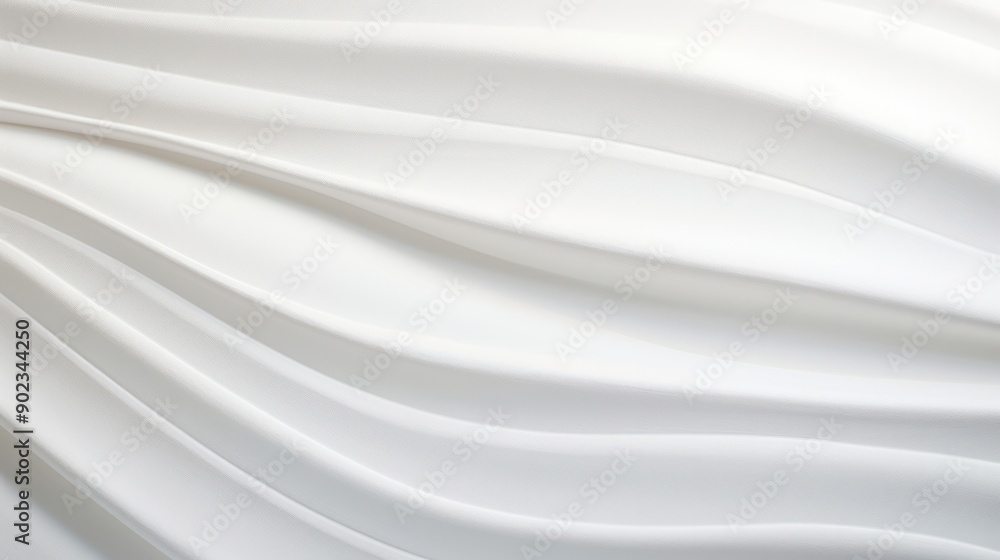 Poster close-up of a smooth, white background texture with subtle variations in brightness and light shadow