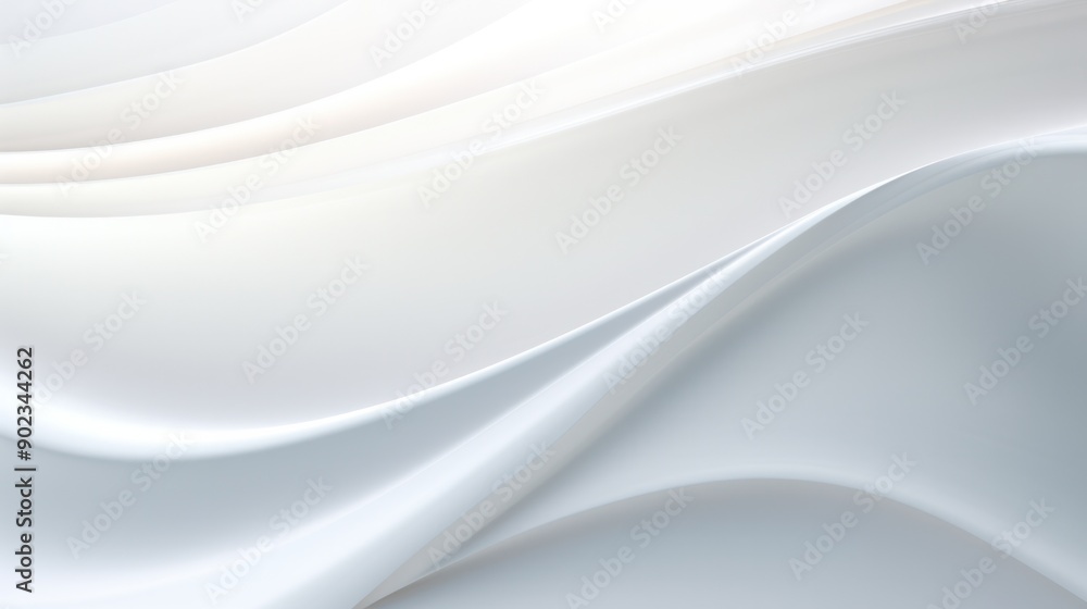 Poster close-up of a smooth, white background texture with subtle variations in brightness and light shadow
