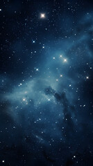 Obraz premium Cosmic space nebula starry sky abstract poster background with generative