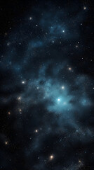 Obraz premium Cosmic space nebula starry sky abstract poster background with generative