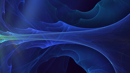 3D manual rendering abstract fractal light background. Its not AI Generatd illustration.