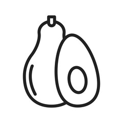 Avocado  icon vector image. Suitable for mobile application web application and print media.