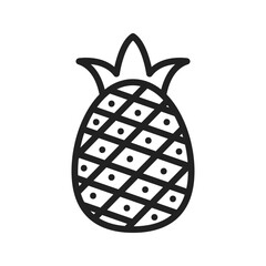 Fototapeta premium Pineapple icon vector image. Suitable for mobile application web application and print media.