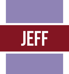 JEFF icon fill and bebus writting