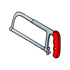 hacksaw vector illustration