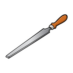 sharpener steel vector illustration