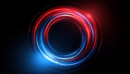 Simple background, glowing circle, gorgeous, smooth, glossy, stylish Generated by AI