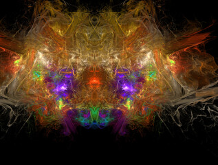 Imaginatory fractal abstract background Image