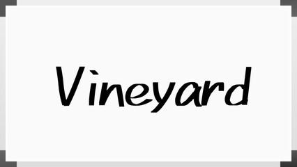 Vineyard のホワイトボード風イラスト