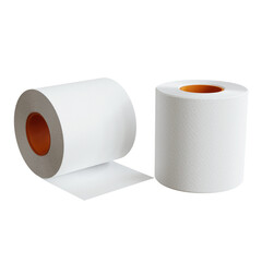 3D-rendered Toilet Paper on an Isolated Transparent Background