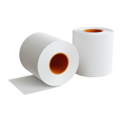 3D-rendered Toilet Paper on an Isolated Transparent Background