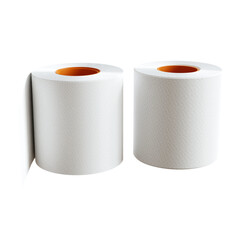 3D-rendered Toilet Paper on an Isolated Transparent Background