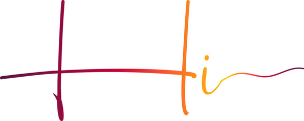 HI. Banner, speech bubble, poster and sticker concept, geometric memphis style with text Hi. Icon balloon with quote message hi or hello for banner, poster. Explosion burst design. Vector Illustration