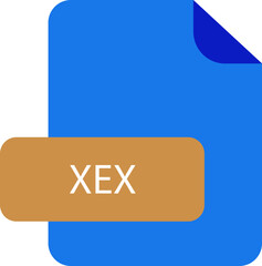 XEX file extension icon rounded corners and deep color