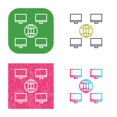 Unique Company Network Icon Design