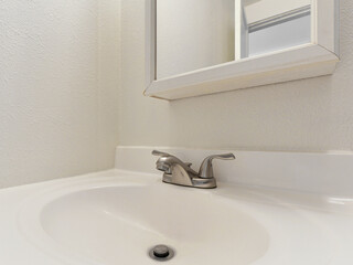 Modern residential bathroom interior