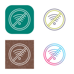 No Wifi Icon Design