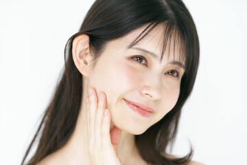 Fototapeta premium 女性 スキンケア