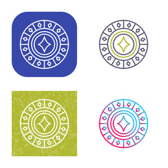 Obraz premium Diamond Chip Icon Design