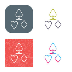 Card Suits Icon Design