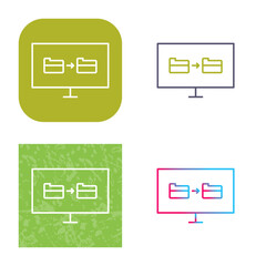 Unique File Sharing Icon Design