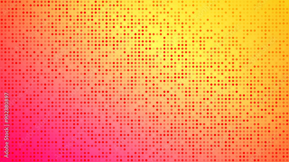 Poster colorful halftone background with dots