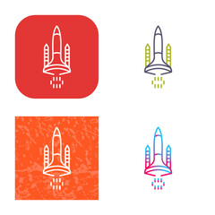 Obraz premium Space Shuttle Icon Design
