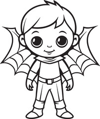 Spooky Halloween illustration Silhouettes