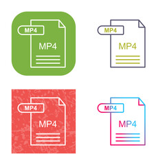MP4 Icon Design
