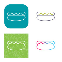 Hot Dog Icon Design