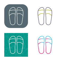 Slippers Icon Design
