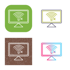 Disconnected Network Icon Design