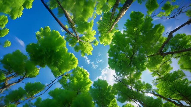 photo image of tree from bottom to top