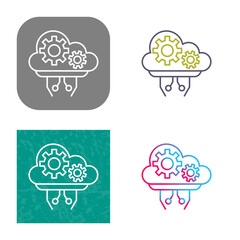 Cloud Computing Icon Design