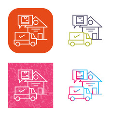 Package Receiving Icon Design