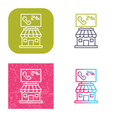 24 hours Icon Design