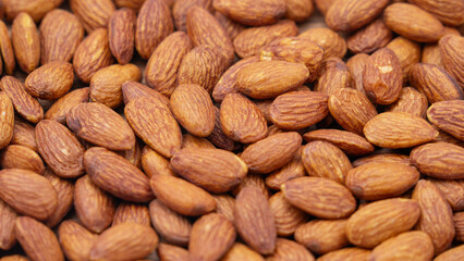 close up of almonds