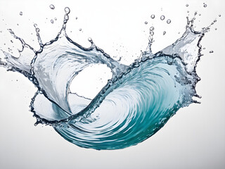 Artful Capture of Water Splashing in Motion