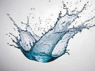 High-Speed Shot of a Water Splash
