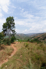 Landscape across southwestern uganda