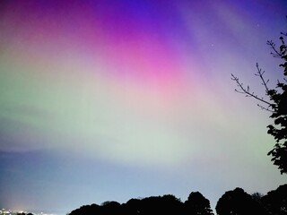 rainbow over the sky