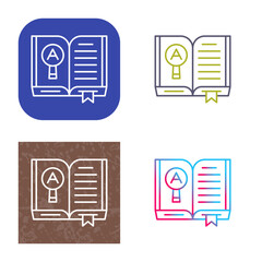 Open Book Icon Design