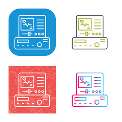Electrocardiogram Icon Design