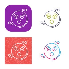 Surprised Icon Design