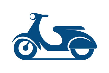 Scooty logo icon vector art, ideal for transportation and urban mobility designs.