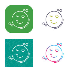 Wink Icon Design