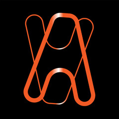 va letter logo with va icon